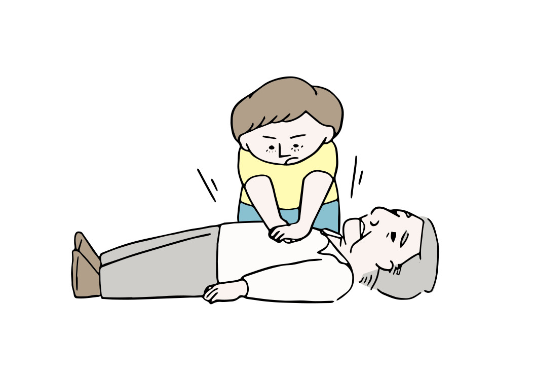 心肺蘇生のイラスト