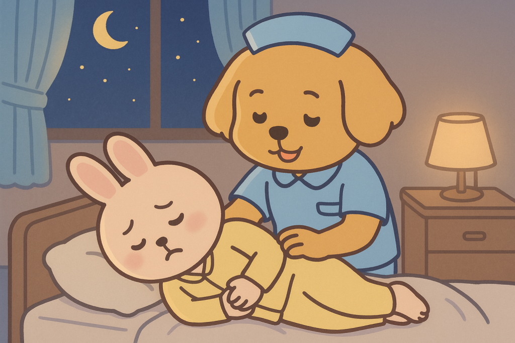 体位ドレナージのイラスト