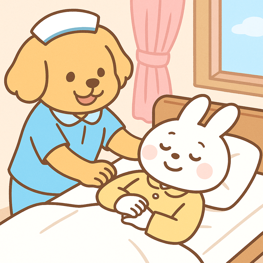 犬　うさぎ　イラスト