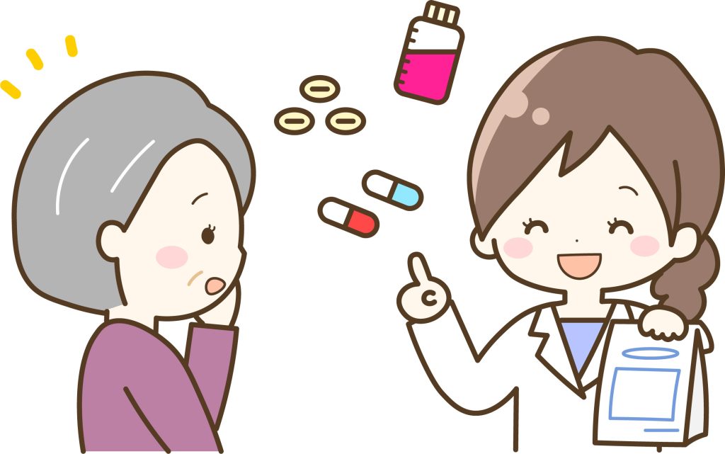 服薬指導のイラスト
