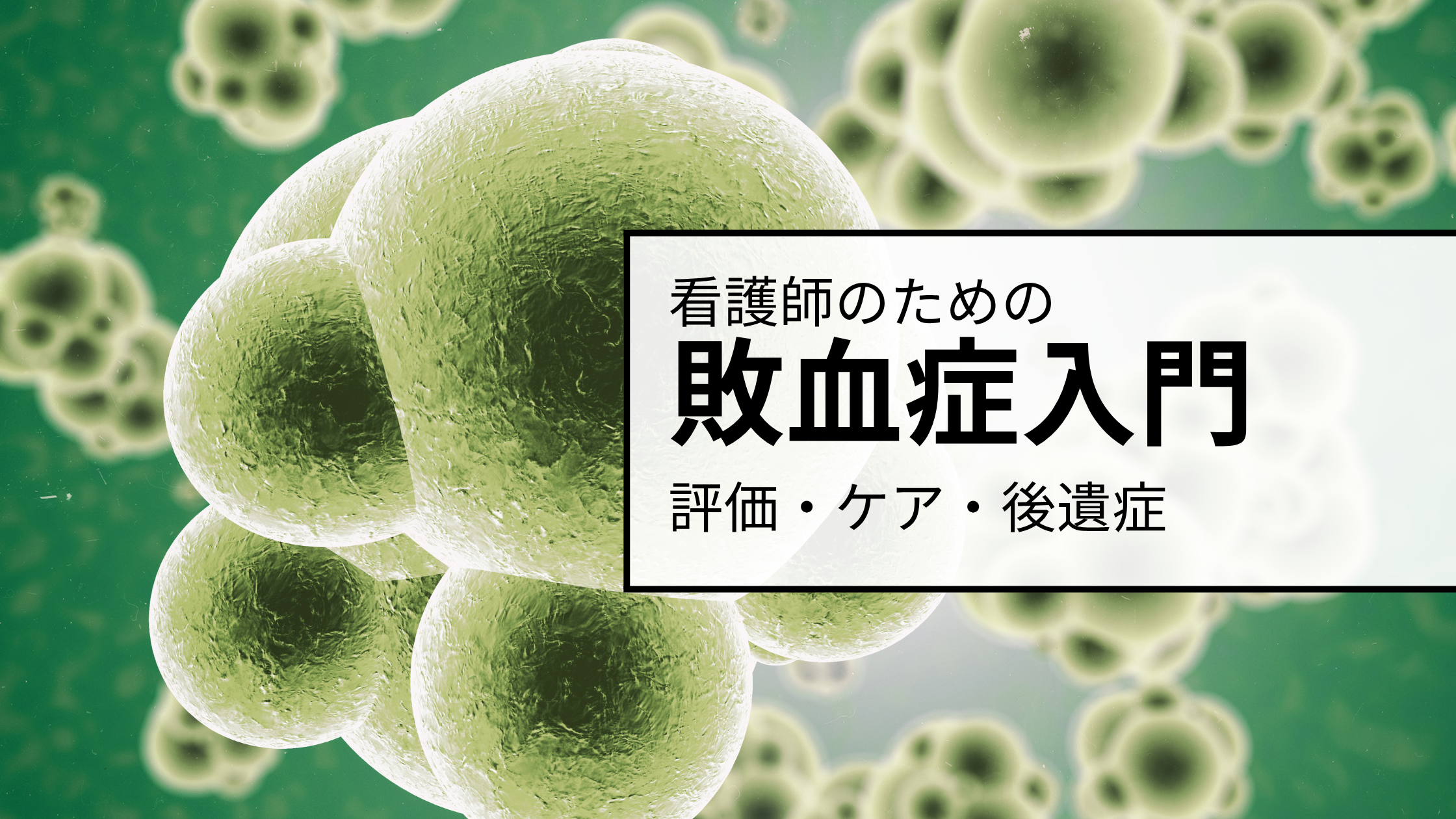 看護師のためのsepsis（敗血症）入門🧠命を救うために知っておきたい評価・ケア・後遺症の知識