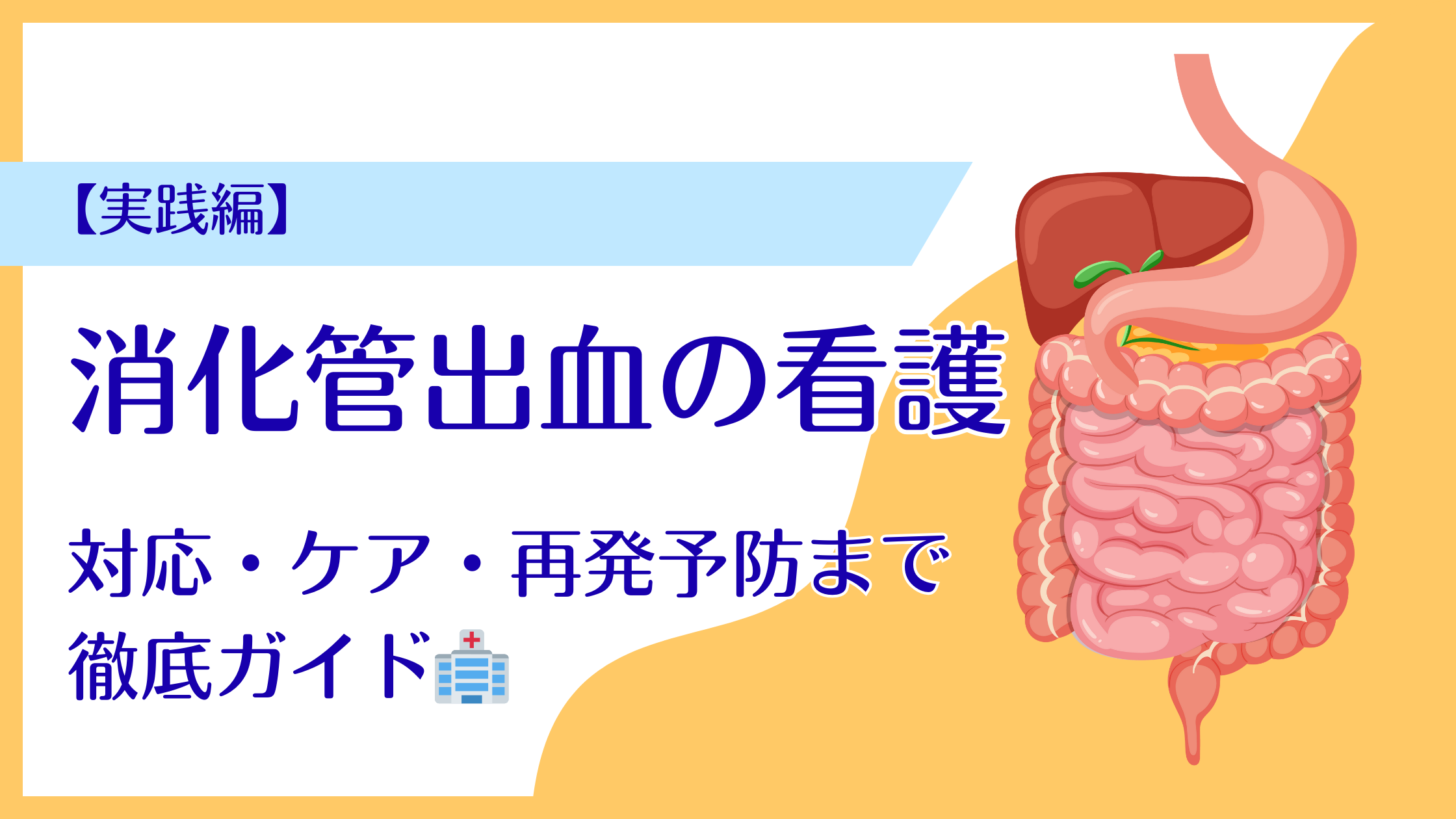 消化管出血の看護【実践編】対応・ケア・再発予防まで徹底ガイド🏥 - しごとレトリバーガイド