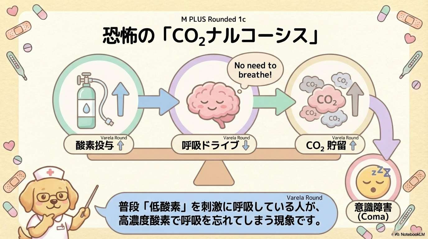 CO₂ナルコーシス（高CO₂血症）