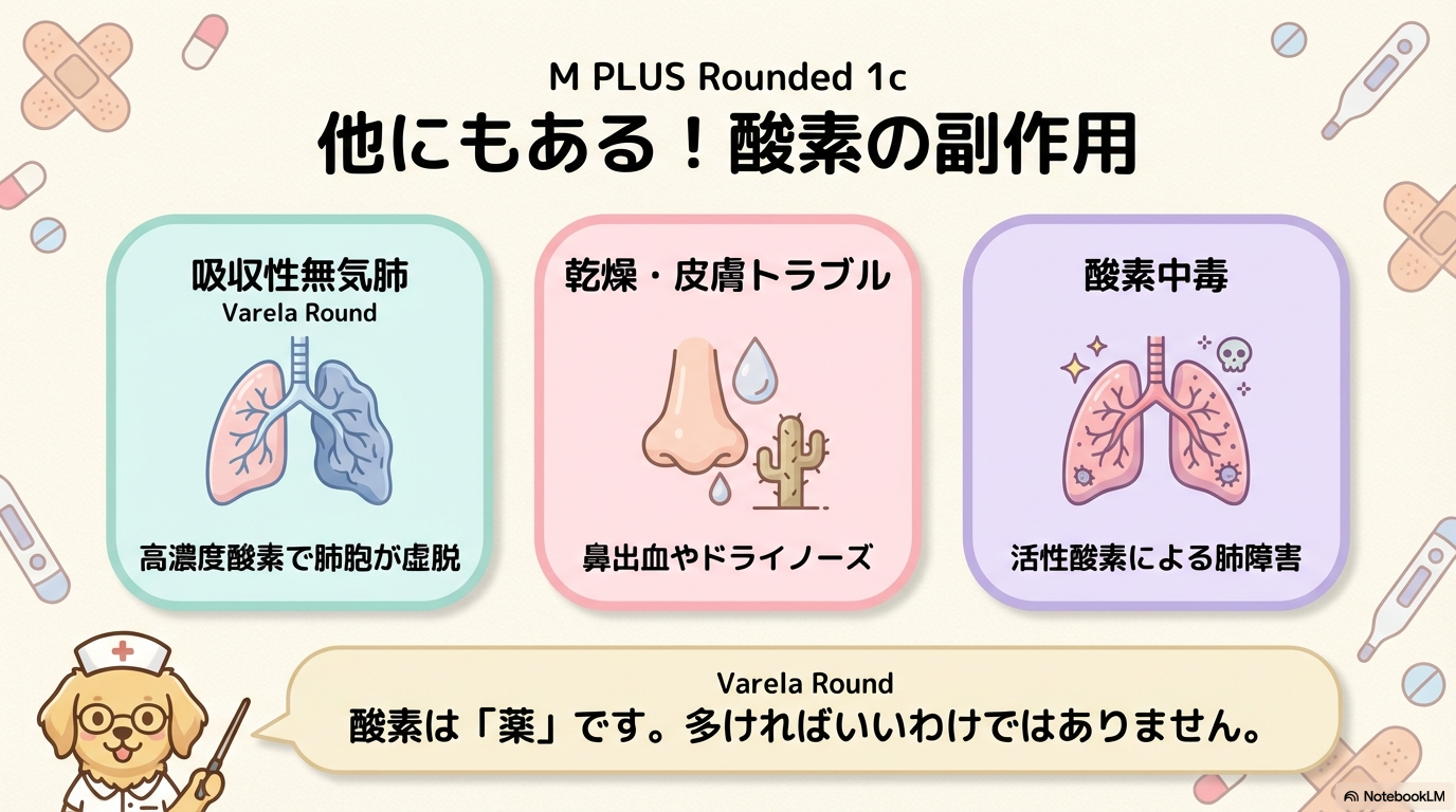 酸素療法の合併症