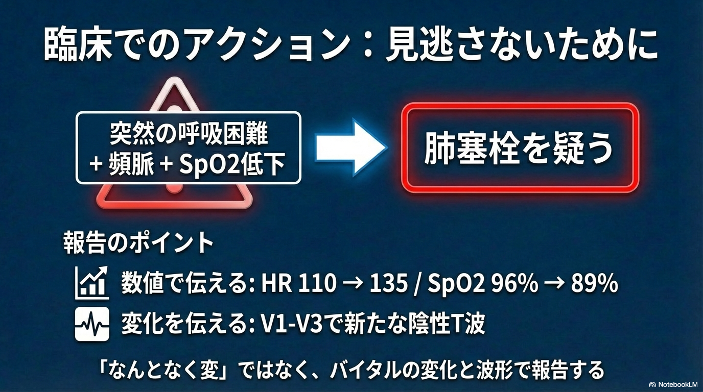 肺塞栓 症状 心電図