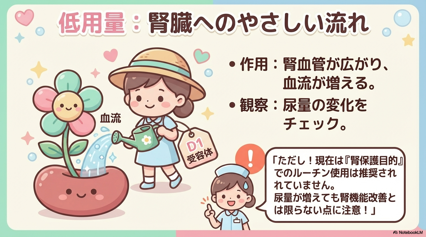 ドパミン少量投与