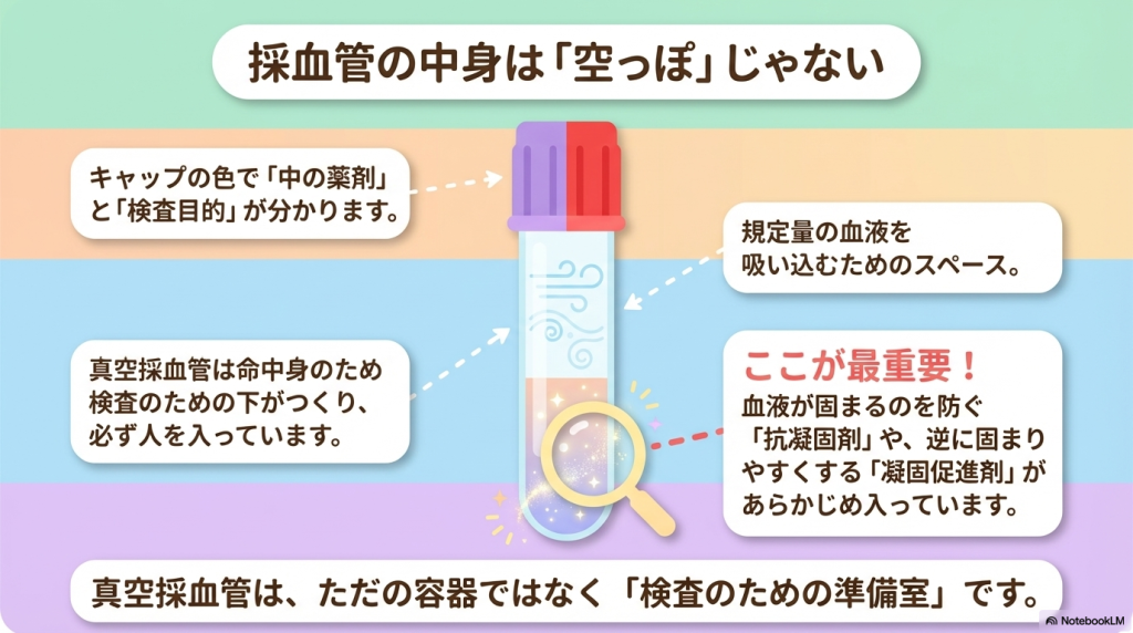 真空採血管とは?仕組み・種類・順番を看護師向けにやさしく解説 - しごとレトリバーガイド
