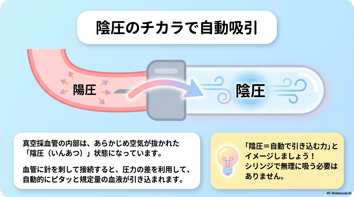 真空管　仕組み　採血