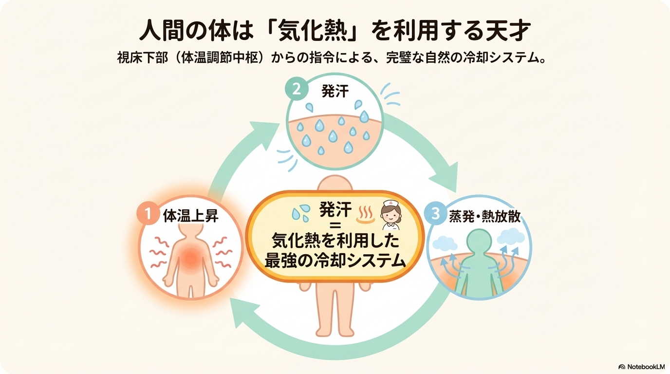 気化熱　仕組み