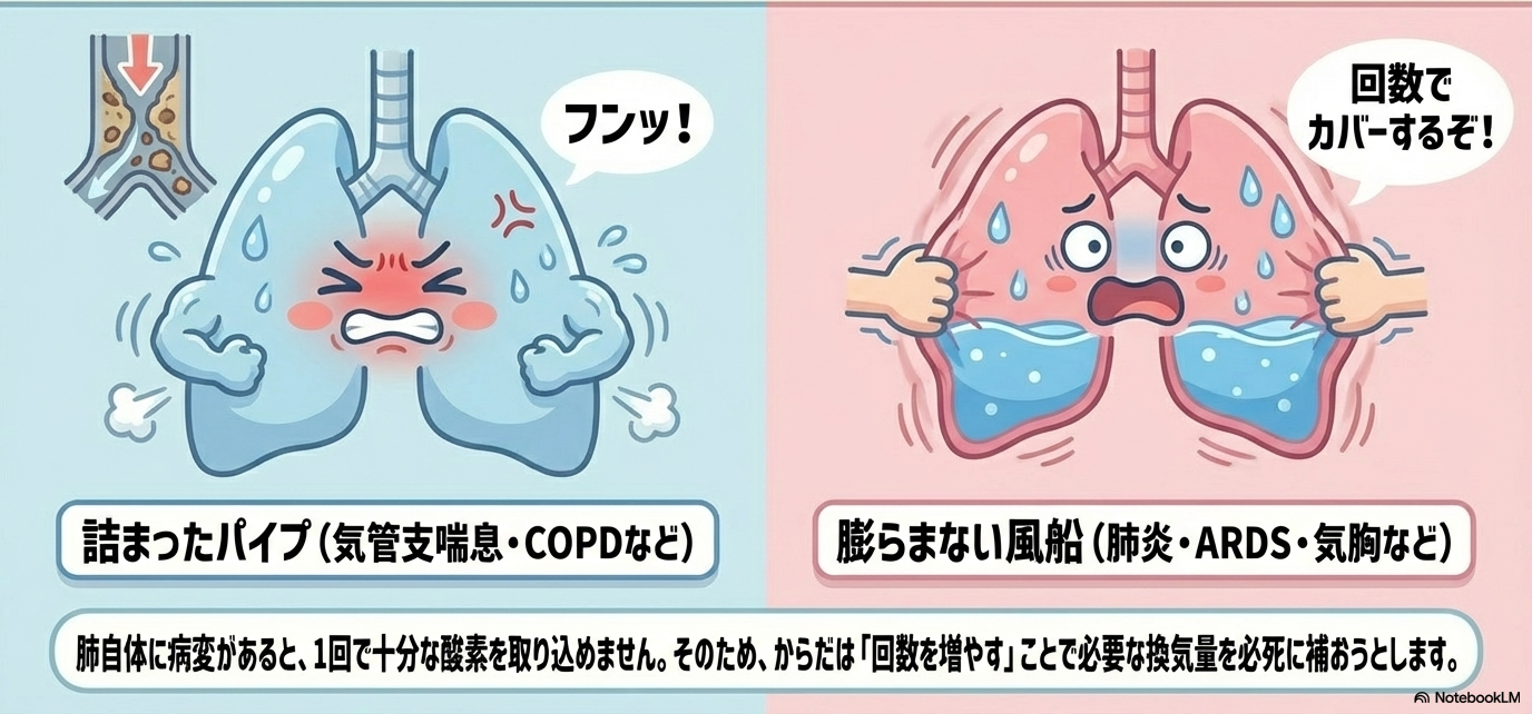 COPD
呼吸数