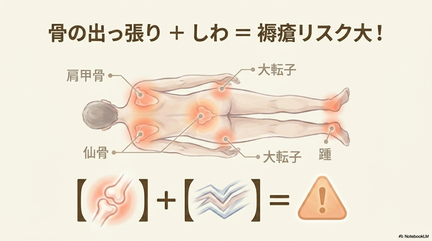シーツ交換 しわ 褥瘡