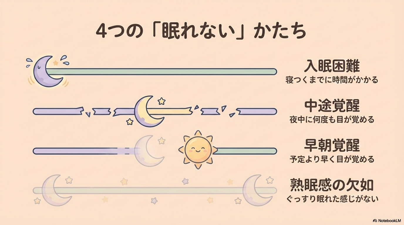 不眠の種類と特徴