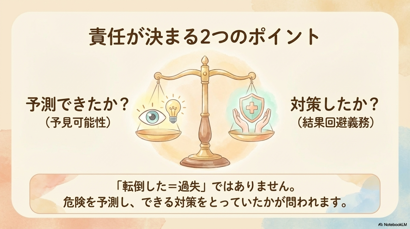 転倒事故は一律で病院の責任になるわけではない