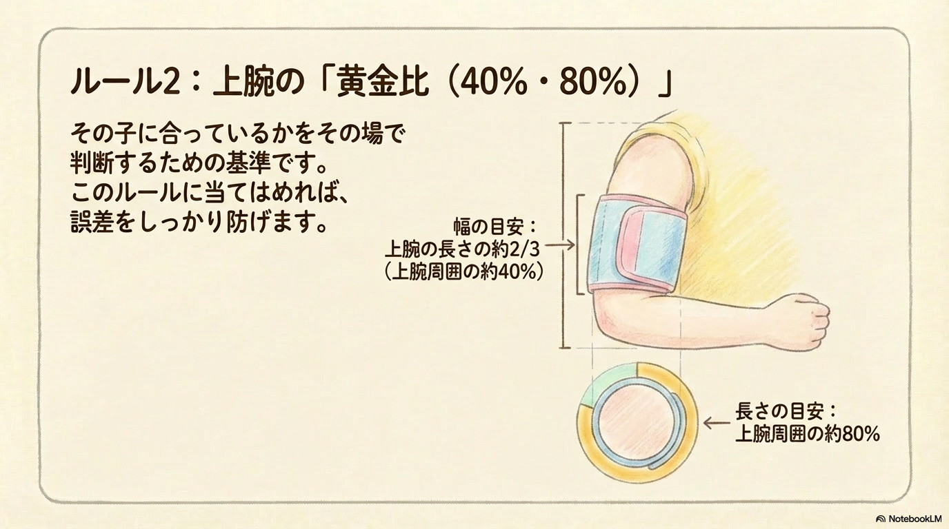 小児マンシェットの覚え方