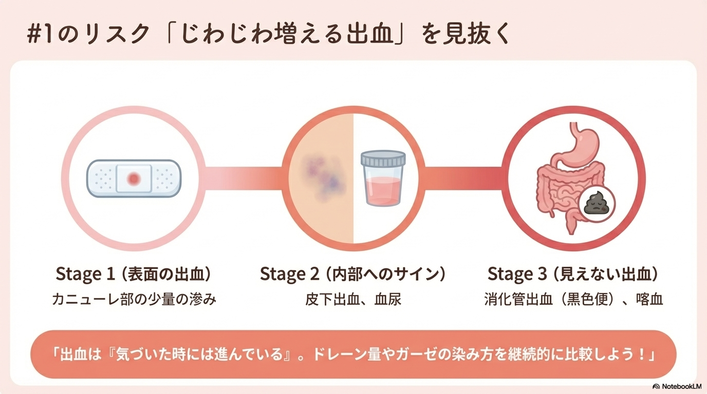 VA ECMOとVV ECMOの違い　観察
看護