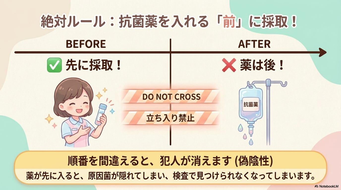 血液培養でよくある失敗