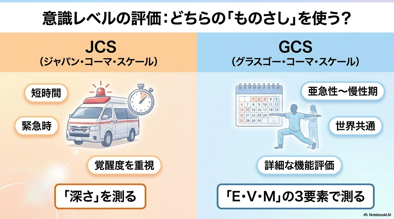 JCSとGCS