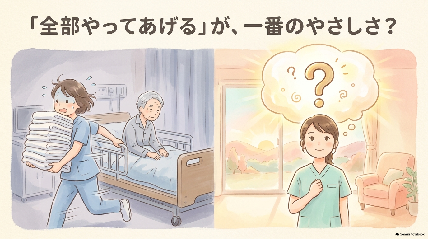 看護で「できることはやってもらう」のはなぜ？
