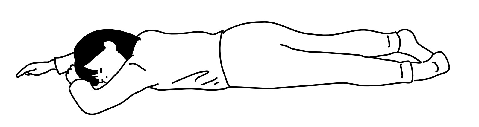 疲れている人のイラスト